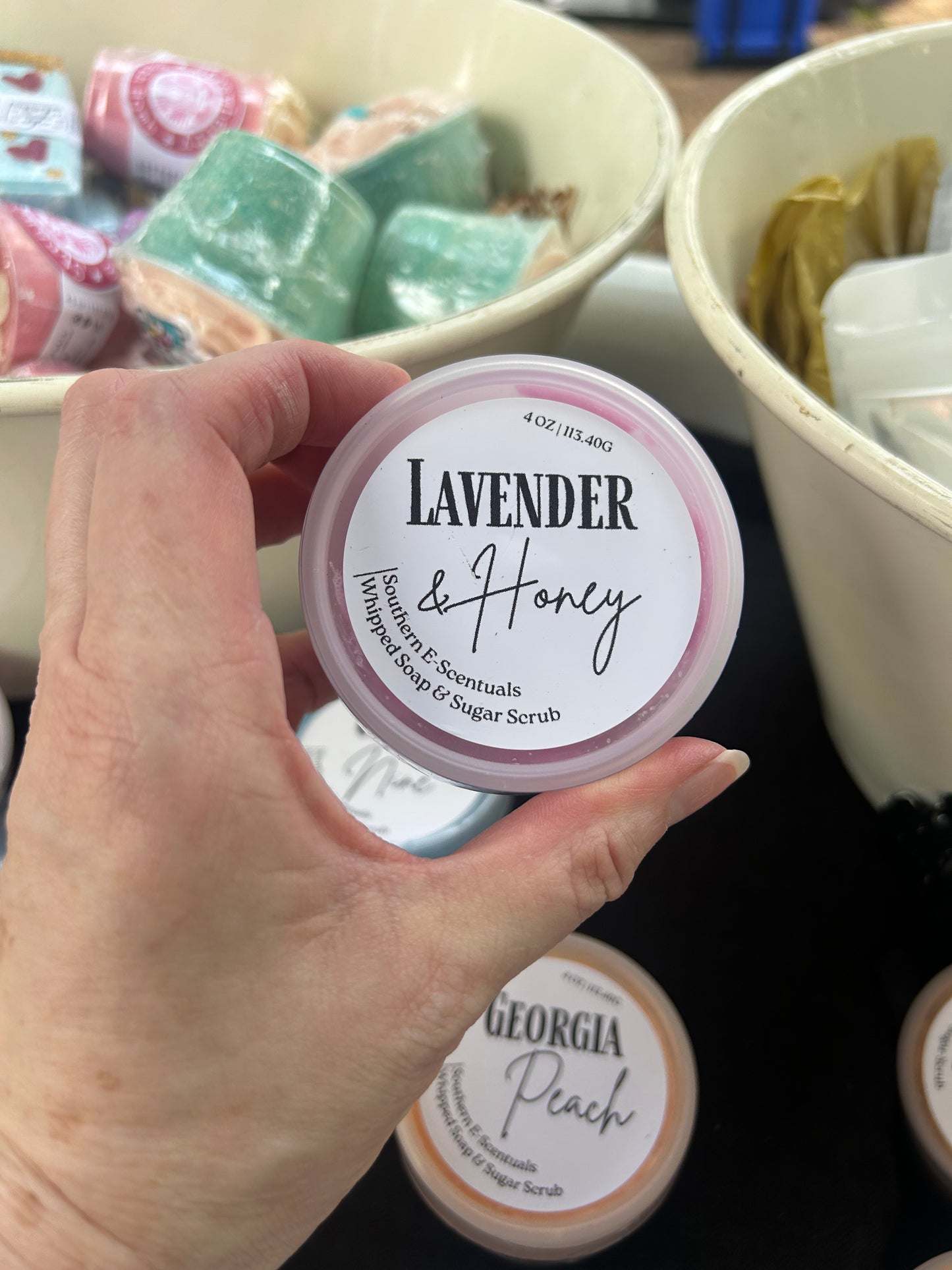 Foaming Sugar Scrubs