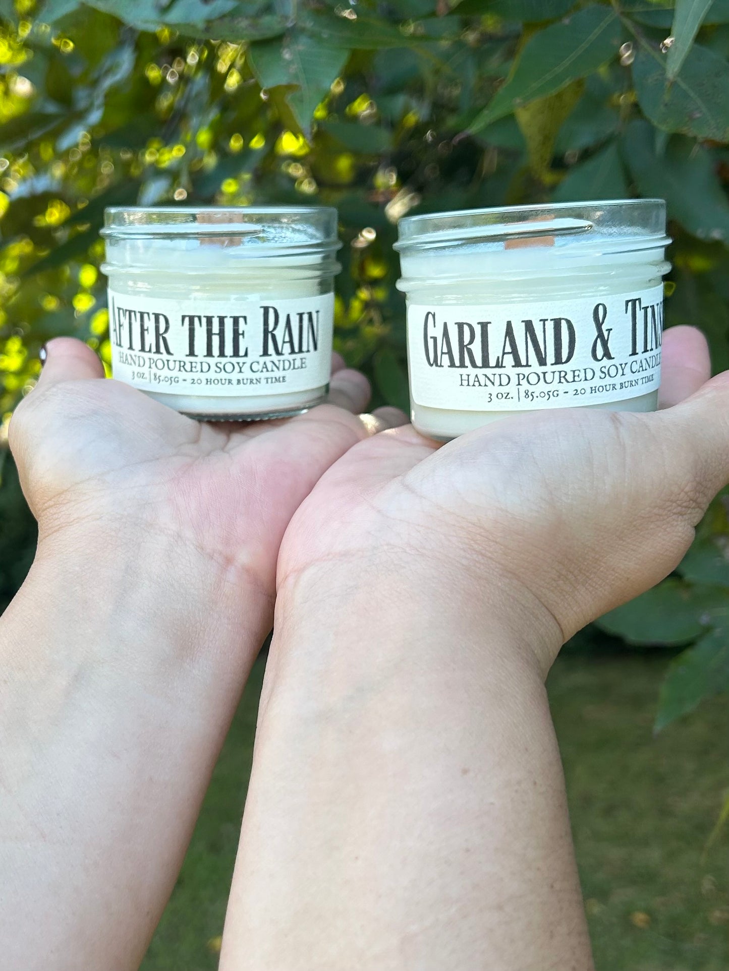 Mini Mason Jar Fall & Holiday Collection Candles