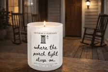 Bless This Home Soy Candle | Housewarming Gift | Cotton or Wooden Wick - Southern E-Scentuals