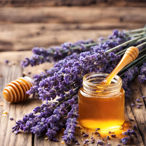 Lavender & Honey handmade soy candle in multiple jar styles