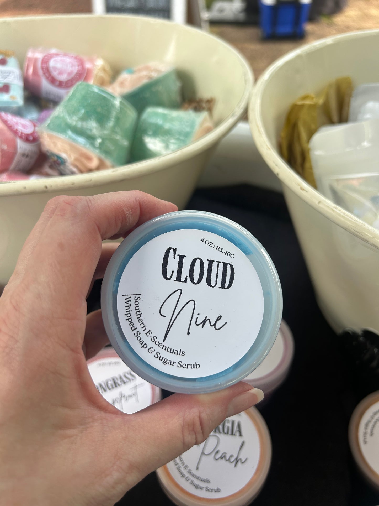 Foaming Sugar Scrubs