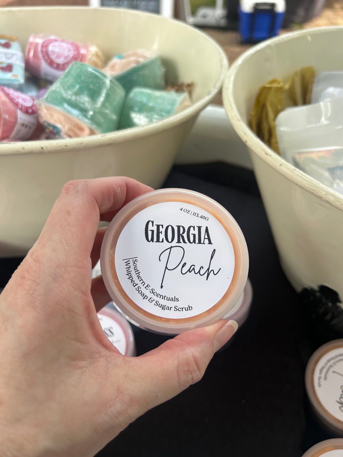 Foaming Sugar Scrubs