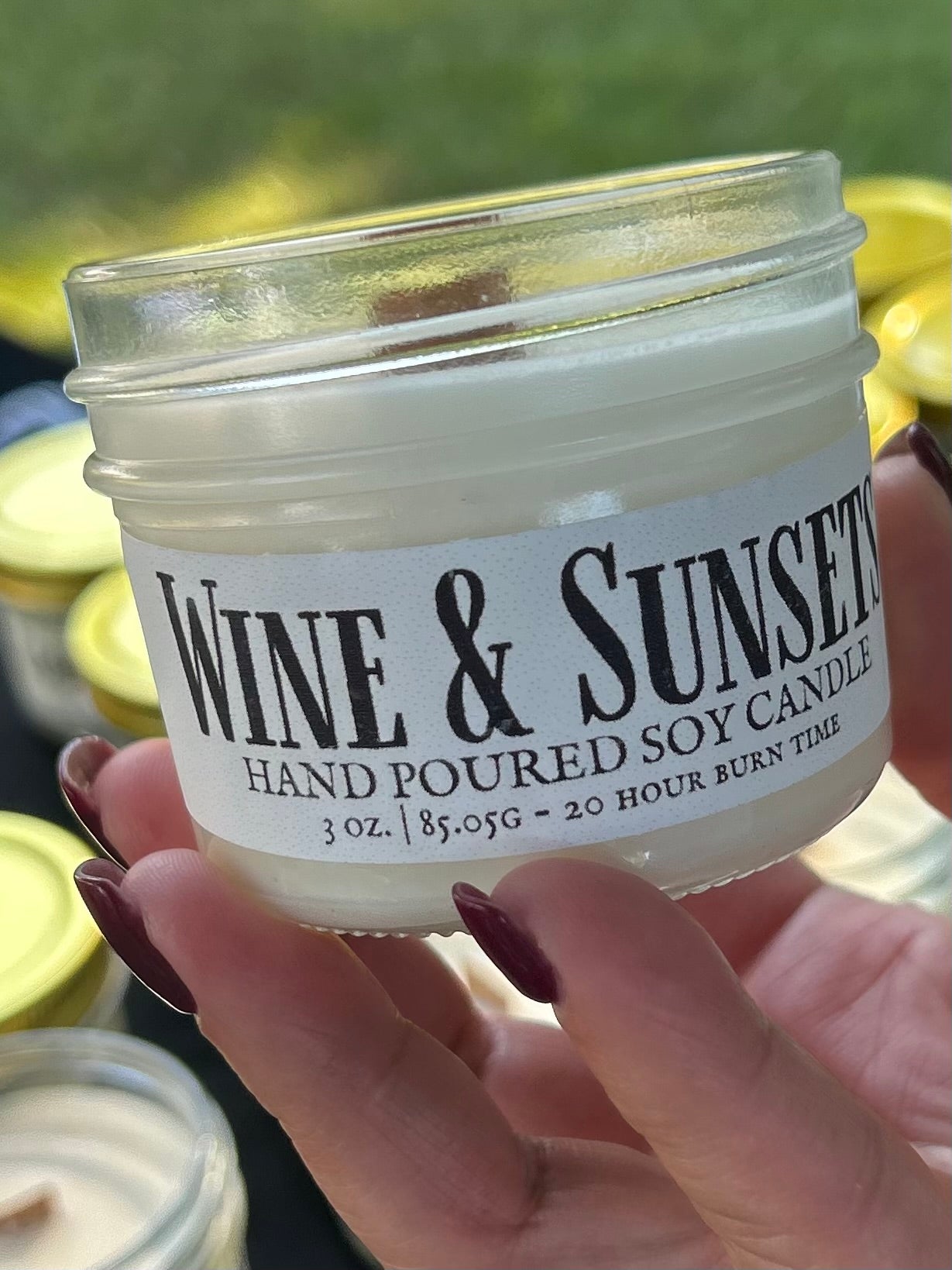 Mini Mason Jar  Fall & Holiday Collection Candles