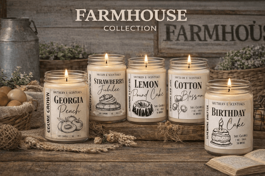 9 oz Jar Farmhouse Collection Candles - Southern E - Scentuals - Retail