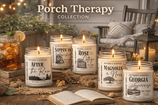 9 oz Jar Porch Therapy Collection Candles - Southern E - Scentuals - Retail