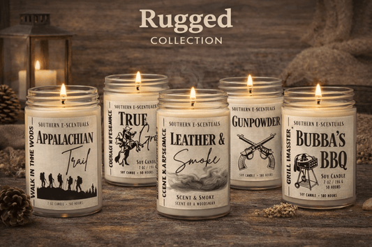 9 oz Jar Rugged Collection Candles - Southern E - Scentuals - Retail