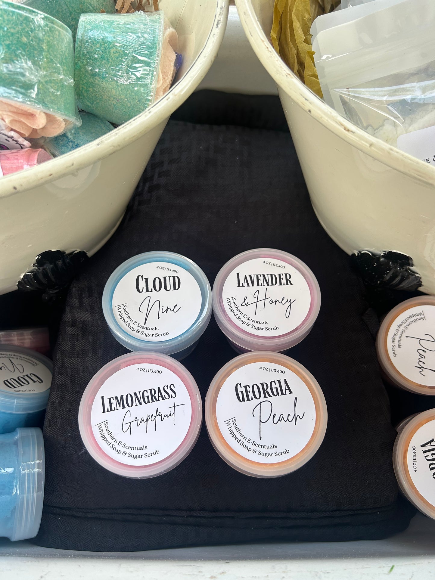 Foaming Sugar Scrubs