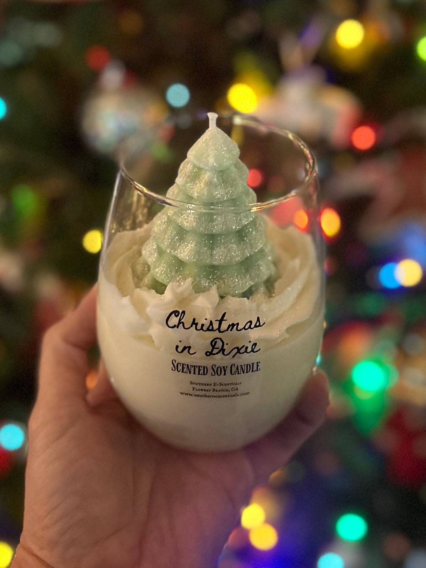 Christmas Tree Decorative Soy Candle