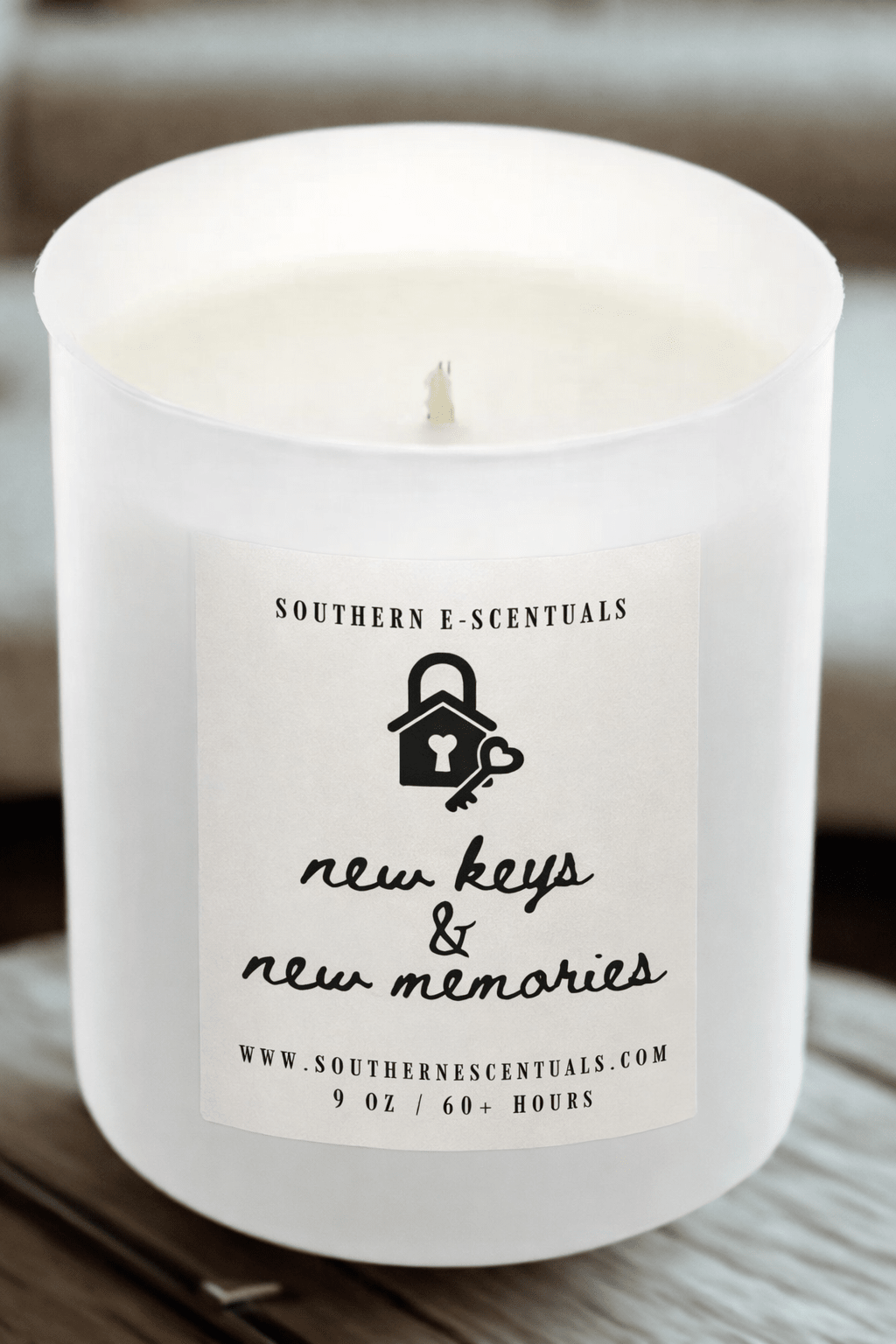 Bless This Home Soy Candle | Housewarming Gift | Cotton or Wooden Wick - Southern E-Scentuals