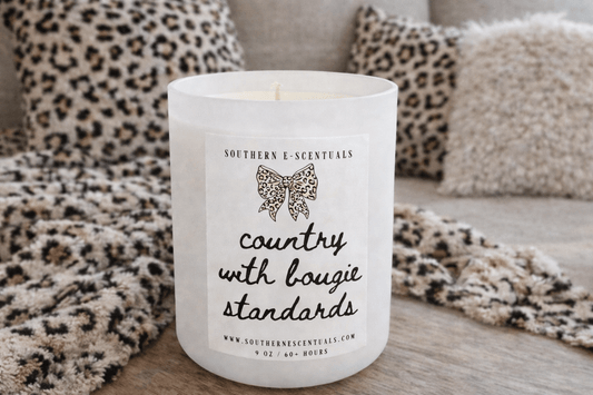 Country with Bougie Standards Soy Candle | Cotton or Wooden Wick - Southern E-Scentuals