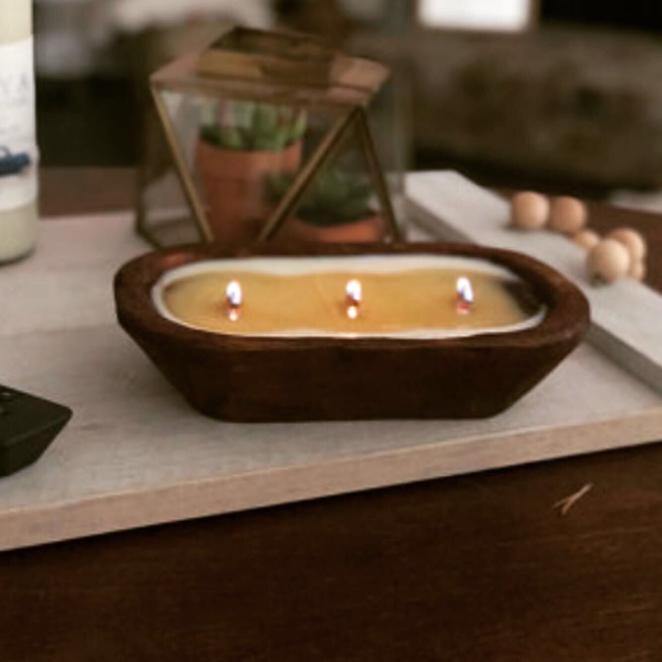 Elly May Soy Candle | Soft Floral & Feminine Scents | Handmade Wooden Wick Soy Candle - Southern E - Scentuals - Retail