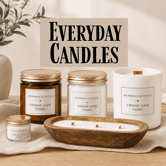 Everyday Candles | Fresh, Cozy & Relaxing Wooden Wick Soy Candles - Southern E-Scentuals