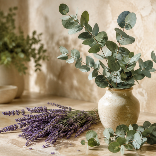 Lavender and Eucalyptus calming herbal fragrance