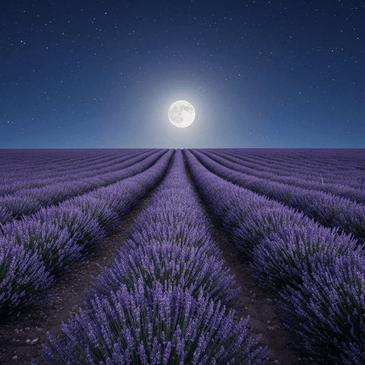 Moonlit Lavender 9 oz Soy Candle | Clear or Amber Jar - Southern E-Scentuals