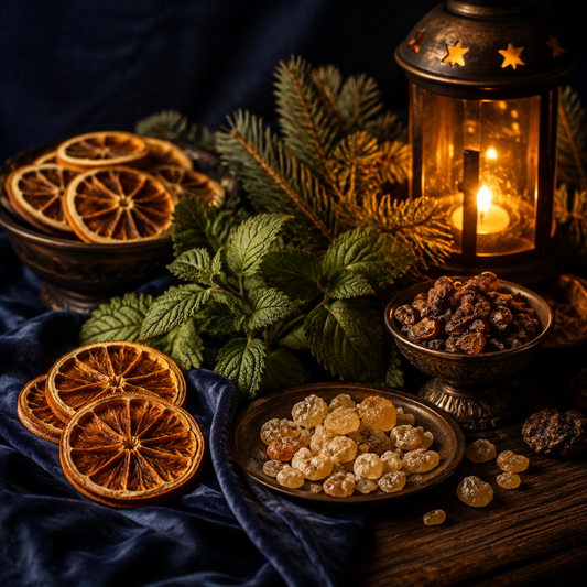 O Holy Night patchouli orange frankincense and myrrh fragrance
