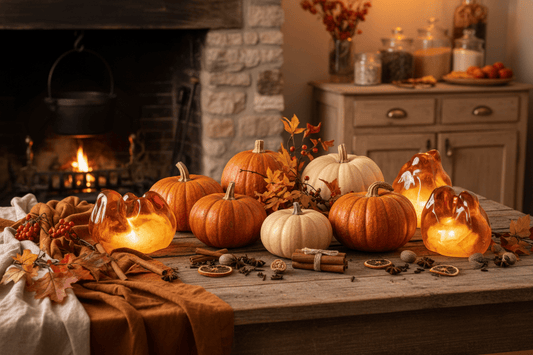 Pumpkin Amber soy candle by Southern E-Scentuals