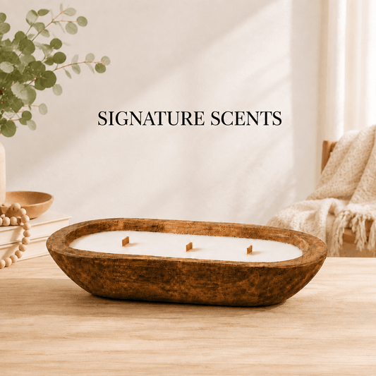 Signature Scents Dough Bowl Candles | 17 oz - Southern E-Scentuals