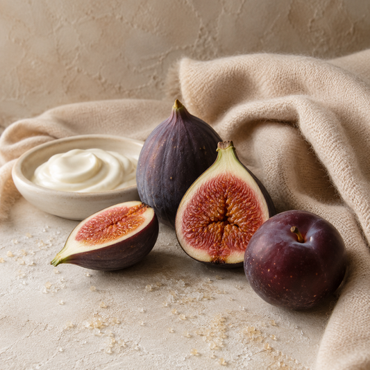 Sugared Fig fragrance with ripe fig, dark plum, sweet cream and soft cashmere
